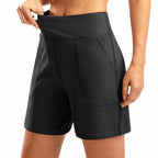 Active Wear Elastic Waist Women Running Shorts High Waist Quick Dry Sport Shorts Comfortable Breathable Yoga Pants Workout
