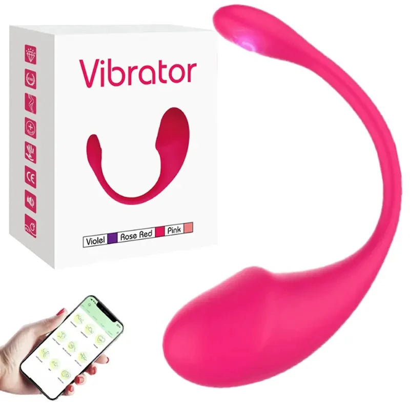 Wireless Bluetooth G Spot Vibrator for Women APP Remote Control Wear Vibrating Egg G Spot Clitoral Stimulator Sex Toys for Adult