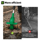 NewBeny Electric Garden Tiller Cultivator Scarifier Foldable Rototiller Soil Loosener Garden Tool