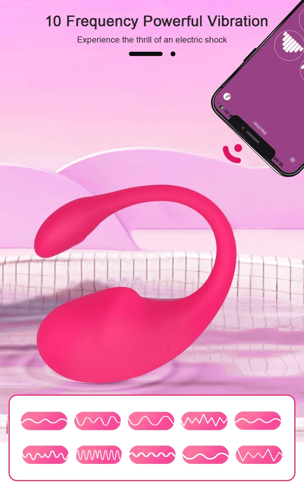 Wireless Bluetooth G Spot Vibrator for Women APP Remote Control Wear Vibrating Egg G Spot Clitoral Stimulator Sex Toys for Adult