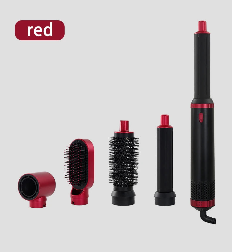 5 in 1 Hair Dryer Brush Hot Comb Set Professional Curling Iron Hair Straightener Styling Tool For Professional Hair Dryer