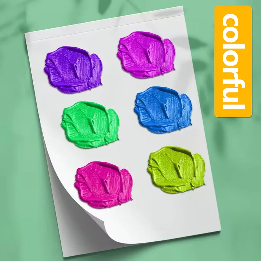 Acrylic paint set, 36 colors, each bottle 0.41 fluid ounces (12 ml), 36-color acrylic paints, non-fading, rich in color, suitabl
