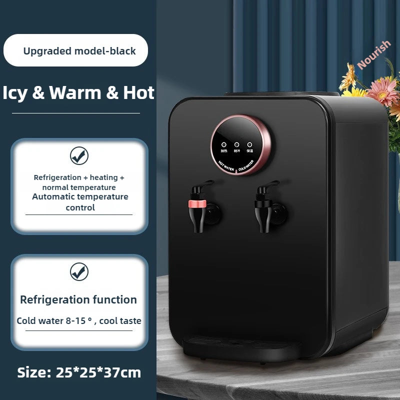 110V 220V Desktop Cold/Hot Water Dispenser,household Ice & Warm & Hot Water Machine with Automatic Temperature Control Main image