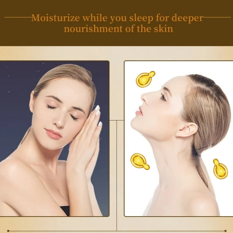 0.25g*30 Capsules of Eye Essence, Containing Placenta Extract, Yeast Extract, Vitamin E and Other Ingredients, to Hydrate and Moisturize the Skin Around the Eyes, Enhance Their Appearance and Firmness, Alcohol-Free, for Daily Secondary image