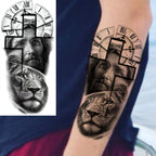 1 Sheet Realistic Jesus Holy Mother Pray Temporary Tattoos For Men Women Adults Long Lasting Waterproof Temp Fake Tattoo Sticker