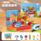 Magnetic Bullet Train Set For Kids With Electric Locomotive Diy Track Building Blocks Stem Educational Construction Toy Birthday