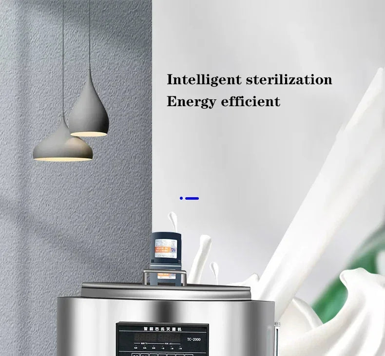 Home Electric 30L Commercial Pasteurization Tank Milk Pasteurization Machine Yogurt Cow Wine Farm Lawn Intelligent Sterilizer 22
