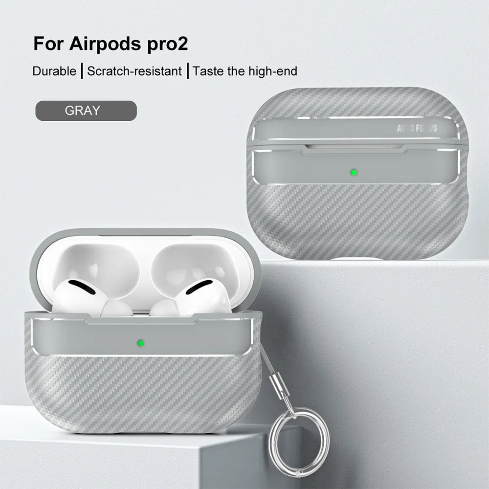 Carbon Fiber Case For AirPods Pro 2023 Wireless Earphone Case For AirPods Pro 2 3 1 Protective Cover For Air Pods Pro 2nd 3rd