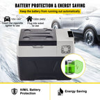 Sihao 15L-55L Portable Compressor Fridge Freezer, Mini Cooler for Outdoor Camping BBQ Picnic, Car Vehicle Refrigerator Cooler for Travel Road Trip, Electric Compressor Fridge Freezer Mini Cooler Box