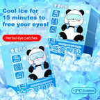20/40 Pcs Box Hot Selling Disposable Ice Eye Patches Hydrogel Eye Protection Relieve Fatigue Herbal Cold Compress Eye Masks