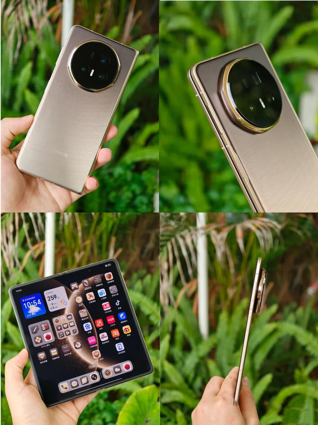 HONOR Magic V5 Global Version Original 5G Smartphone Dual HDR OLED Display Snapdragon 8 Elite 5820mAh 7.95" 66W SuperCharge