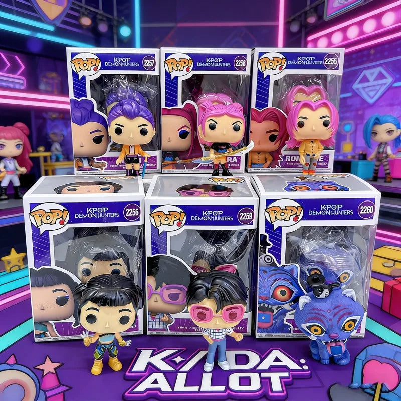Funko POP KPOP Witch Hunter Group Trendy Handheld Office Peripheral Game Cartoon Model Toy Ornaments Boy Birthday Gift Main image
