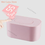 Mini Baby Wet Wipe Warmer Heater Portable Heating Box Home Car Use Towel Dispenser for Napkin & Disinfecting Wipes