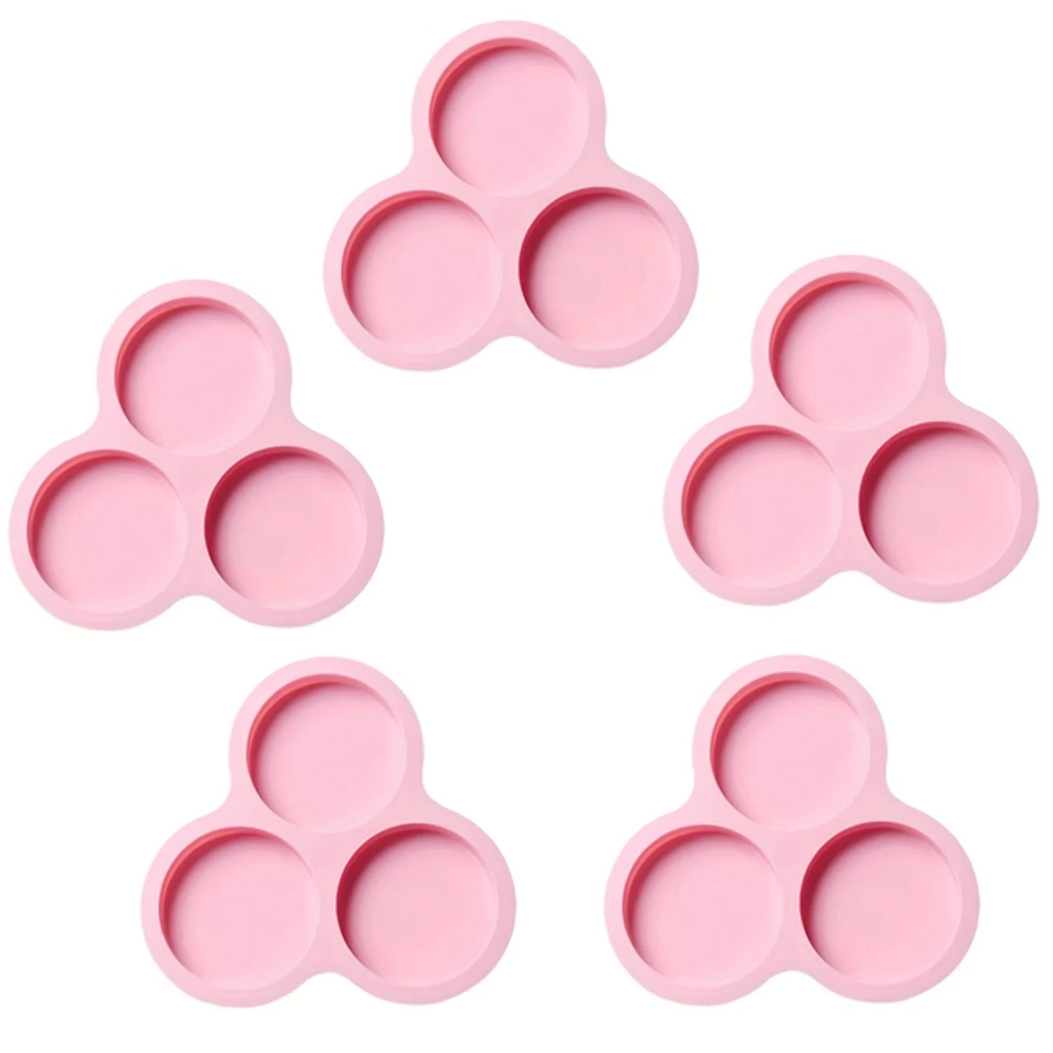 Cavity Air Fryer Egg Mold Silicone Mold for Air Fryer Round Shape Cupcake Nonstick Silicone Muffin Hamburger Pan DIY Cooking