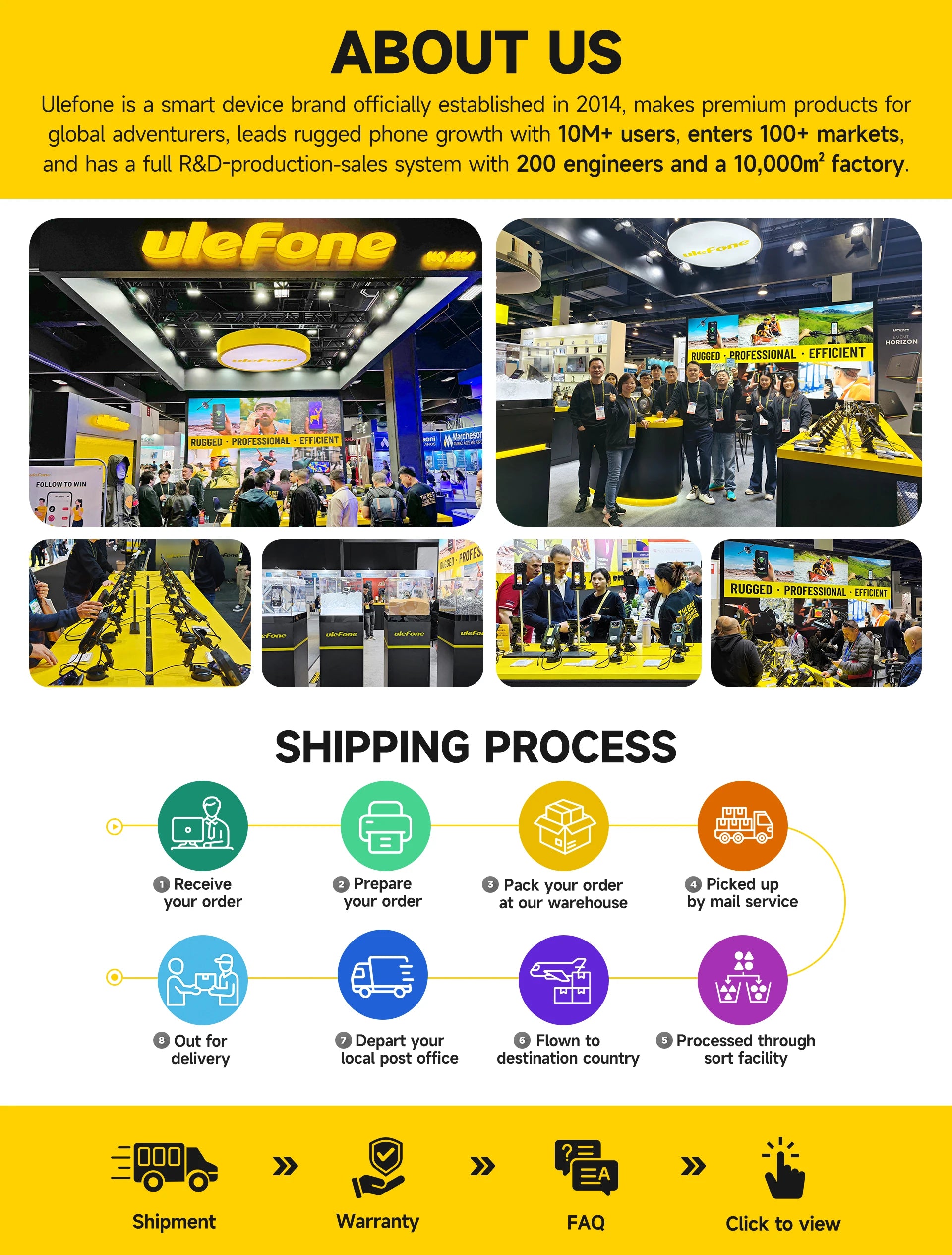 Ulefone Armor 33 Pro 5G Rugged Phone 25500 mAh 512GB ROM 120Hz 6.59”3.4" Rear Screen NFC Android Smartphone