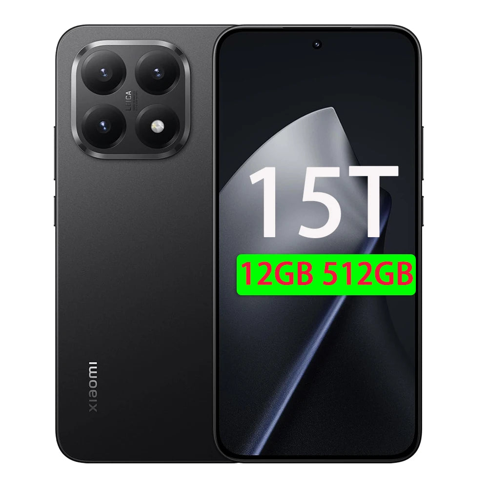 Global Version Xiaomi 15T Ultra-slim Smartphone 12GB 256GB Professional Laica Triple Camera Immersive 6.83 "Display 7.5mm Thin Slim Body