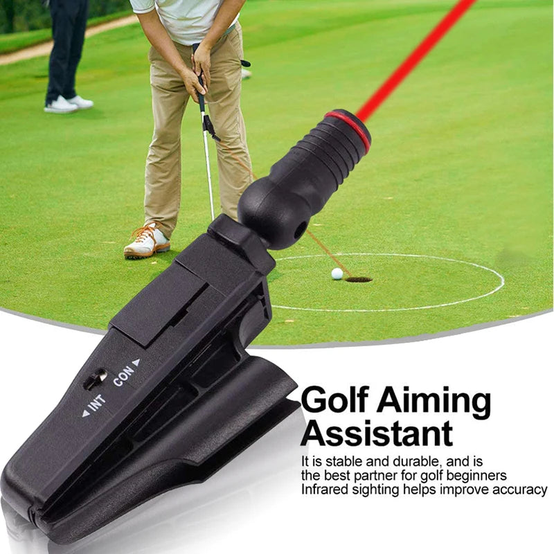 1 pc black Golf Training Aid Putter Red Aid Aim Line Corrector For Golfer Practice Accesories Aiming Aids Main image