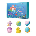 12pcs Kids Bath Bombs Set with Surprise Toys Inside Natural Organic Bubble Bath Fizzies Balls Gift for Children Holiday Gift Set