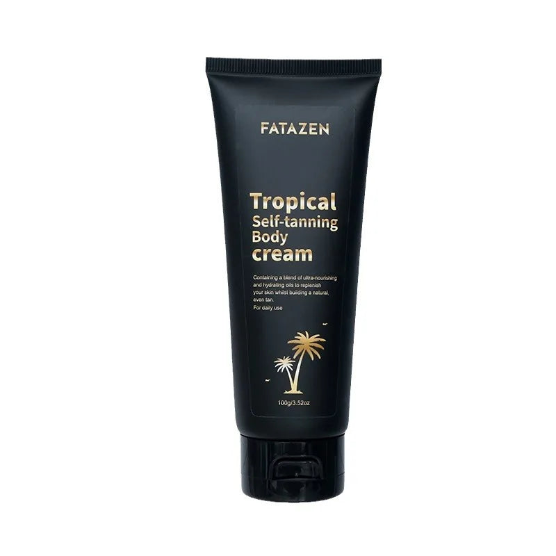 Instant Dark Tanning Lotion - Natural Self-tanner, bringing the body a stripe-free medium dark gradient tan