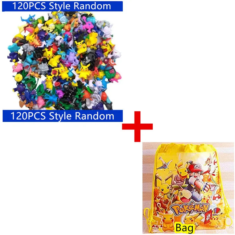 144 Style Anime  Action Figure Model Pokemon Figure Toys Ornamental Decoration Collect Toys For Children's Christmas Gift