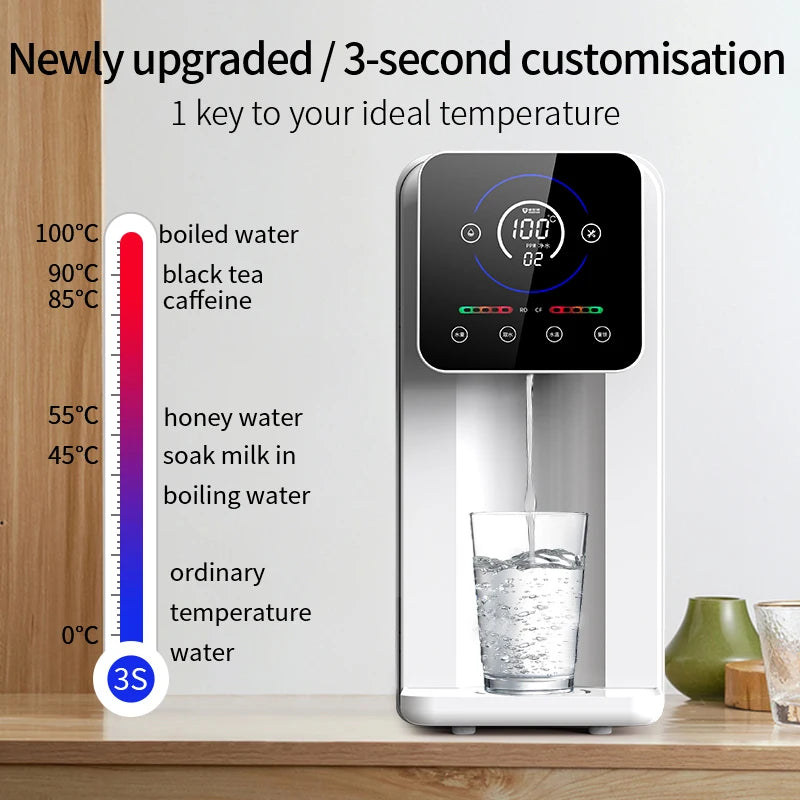 Desktop RO Hydrogen-rich Water Purifier Household Instant Hot Water Purifier Filter Direct Drinking Water Dispenser Commercial