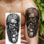 1 Sheet Realistic Jesus Holy Mother Pray Temporary Tattoos For Men Women Adults Long Lasting Waterproof Temp Fake Tattoo Sticker