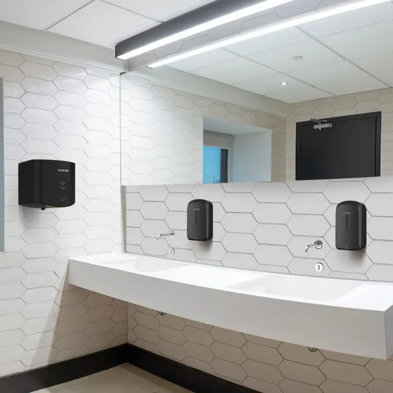 AIKE Bathroom Hands Dryer Wall Mounted Automatic High Speed Hands Dryer Commercial Smart Sensor Hands Drying Machine AK2630S