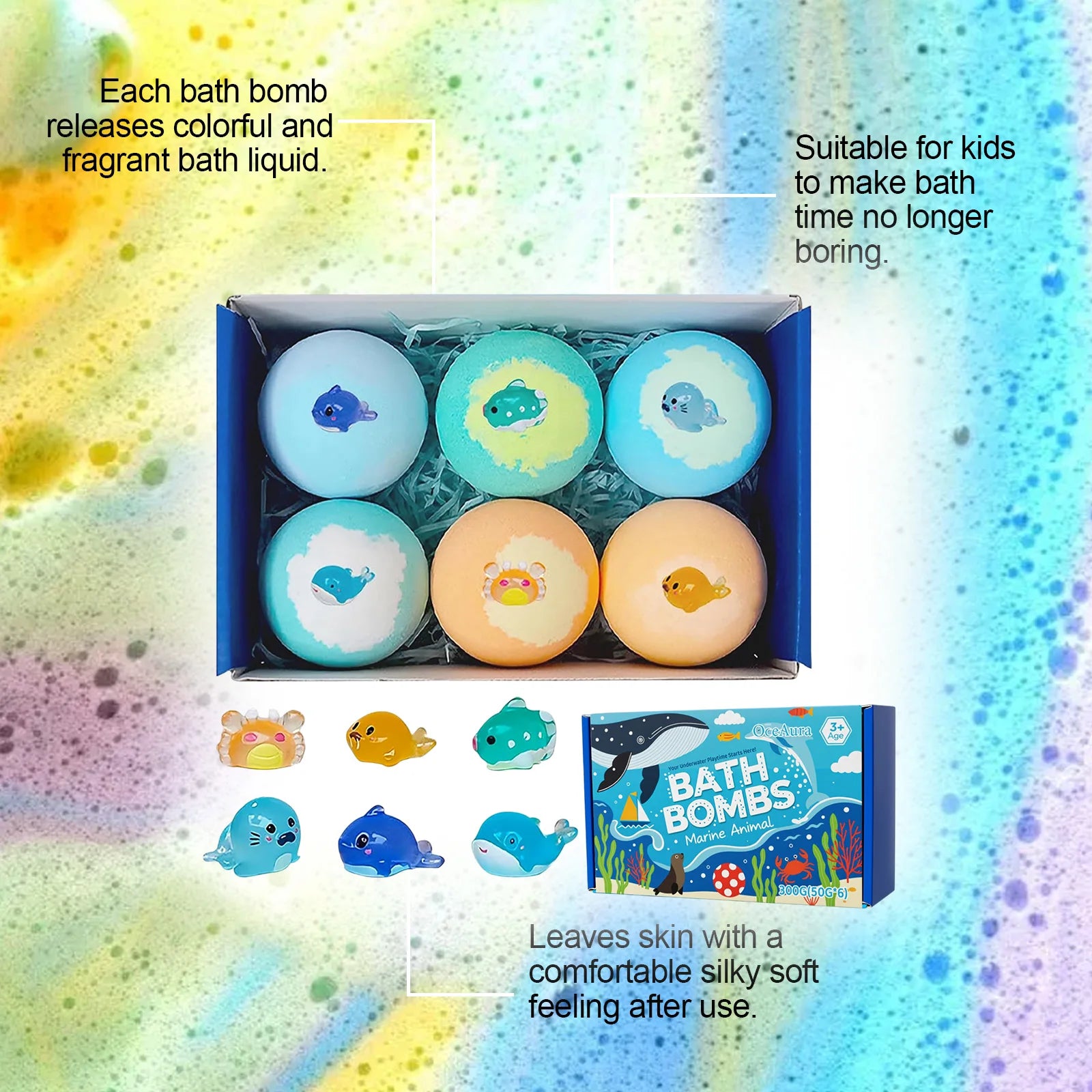 Ocean Series Fun Bath Balls for Kids Ocean Series Fun Bath Balls for Kids Ocean Series Fun Bath Balls for Kids