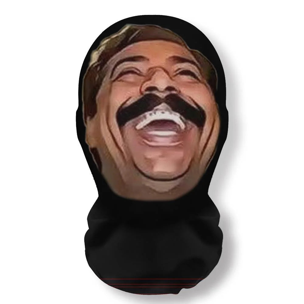 Funny Indian Facial Expression Spoof Abstract Humorous Mask Novelty Live Streaming Outdoor Prop Cosplay Costume Accessories