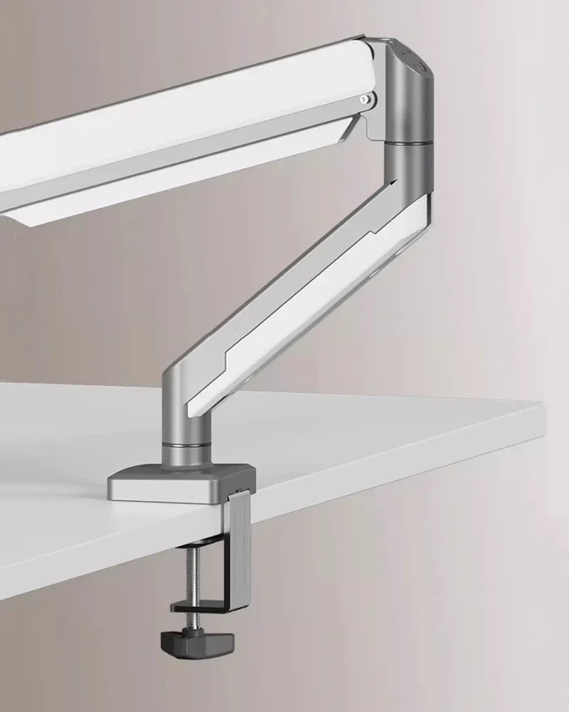 Universal Single Screen Support Arm, 13-35 Inch Compatible, Flexible Height Adjustment, Practical Accessory for Office Desktops