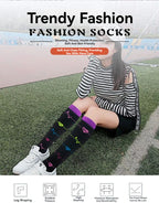 Compression Socks Women Men Knee Stocking Edema Diabetes Varicose Veins Nurse Compression Running Cycling Travel Socks