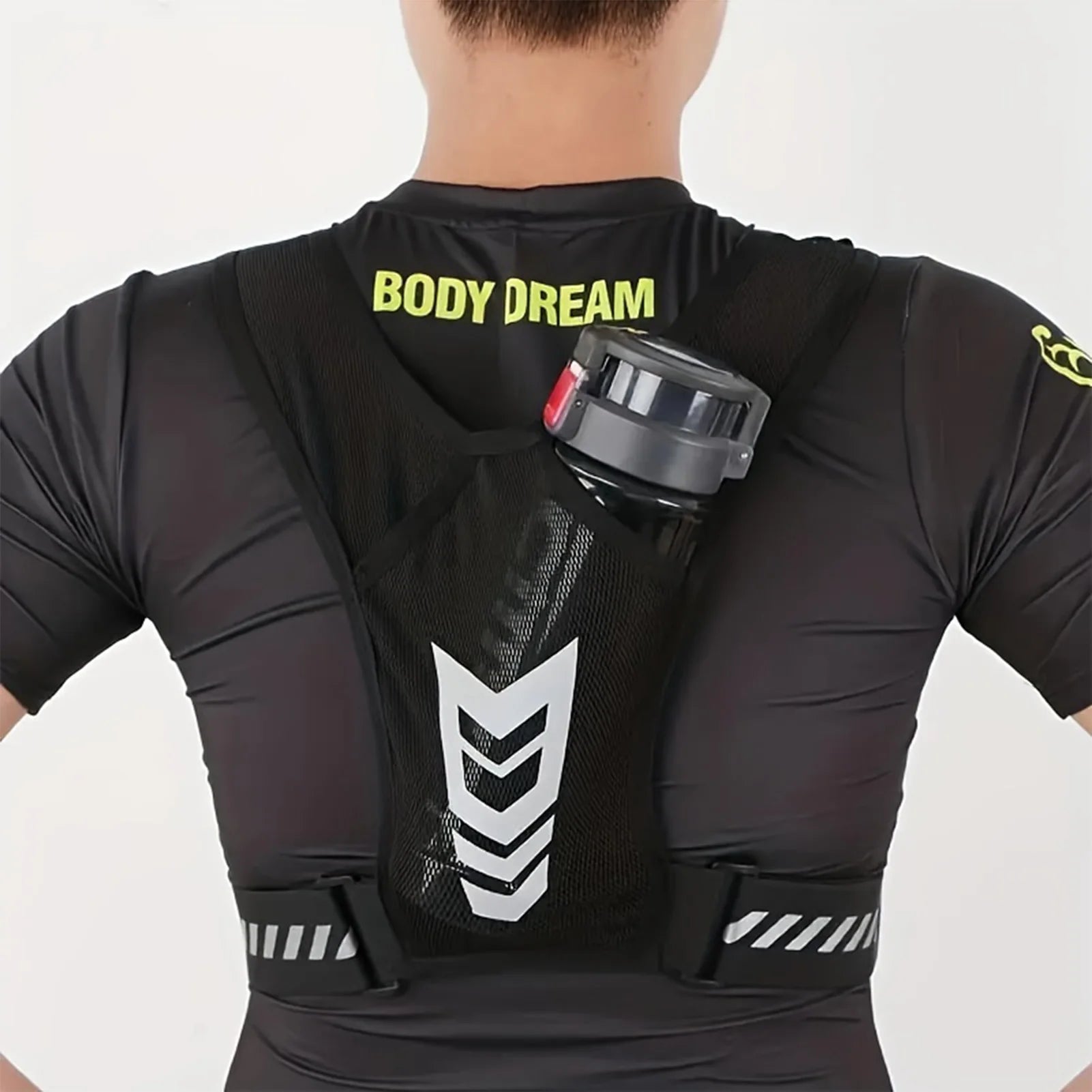 Ultra Light Running Vest with Phone Pocket Water Bottle Holder Breathable Hydration Pack for Outdoor Cycling Hiking Trail Secondary image