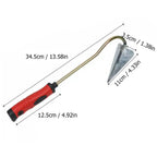 Small Pointed Garden Hoe with Ergonomic Handle Handheld Weeding Tool for Yard Planting Weeding O9D3