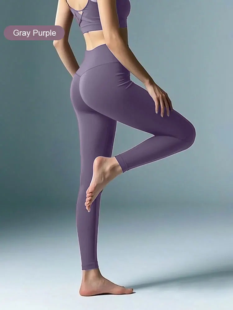Summer Sale High-Waist Yoga Pants - 4-Way Stretch Quick-Dry Leggings for Running Cycling Gym Workout