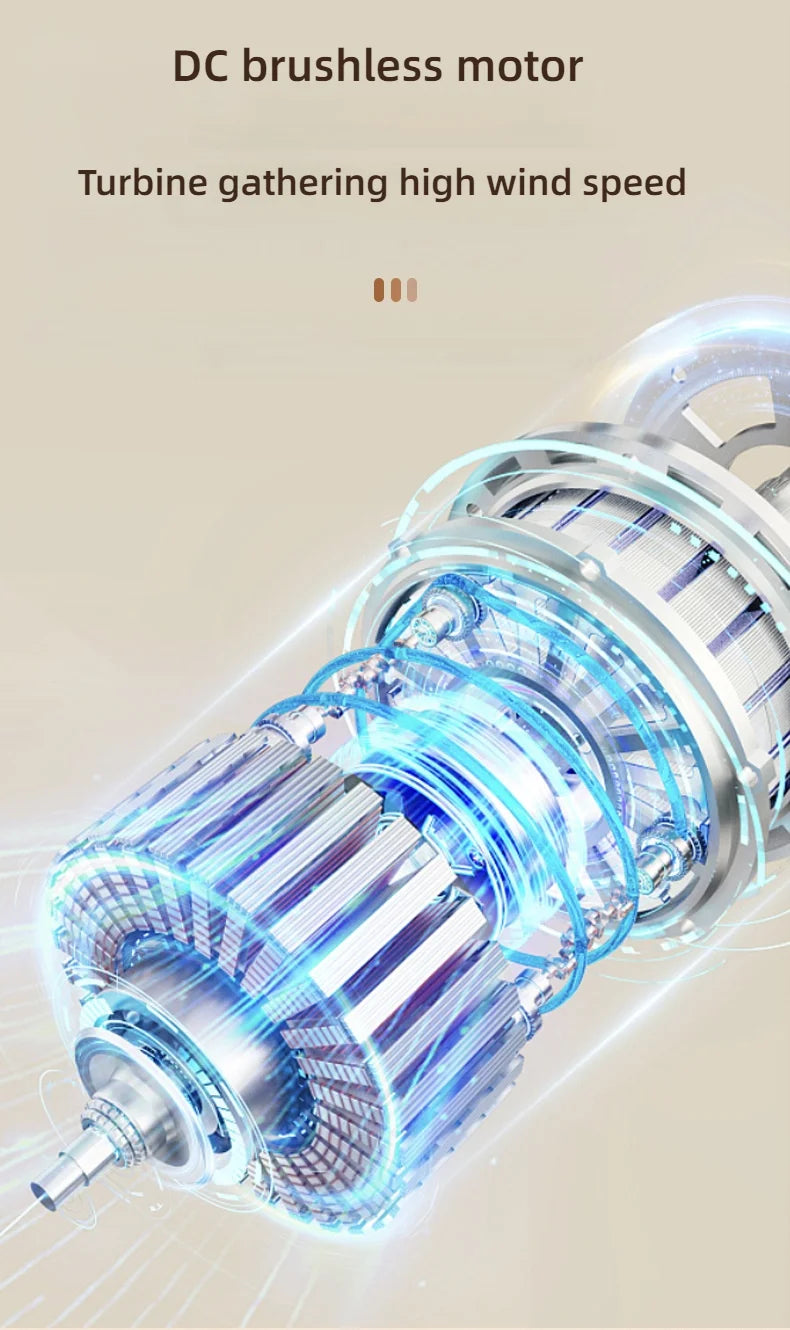 New Misting Fan Humidifying Rapid Cooling Hanging Hole Low Noise Digital Display Button Controlled Speed Fine Absorbable