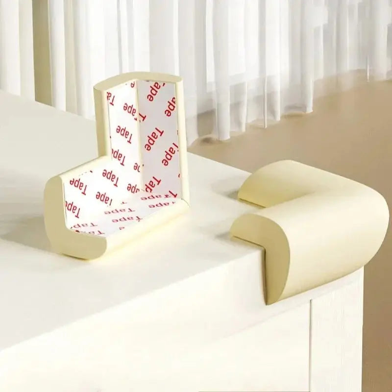 1Roll Baby Safety Table Corner Protector Strip with 4 Self Adhesive Corner Guards Soft NBR Foam Baby Proofing Edge Corner Guards