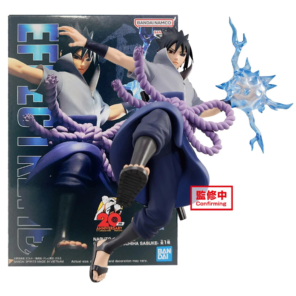 15CM Naruto Shippuden Uchiha Sasuke Figure EFFECTREME Battle Pose Rasengan Scene Model Toy Gift Collection Action Figure PVC Main image