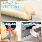 1Roll Baby Safety Table Corner Protector Strip with 4 Self Adhesive Corner Guards Soft NBR Foam Baby Proofing Edge Corner Guards