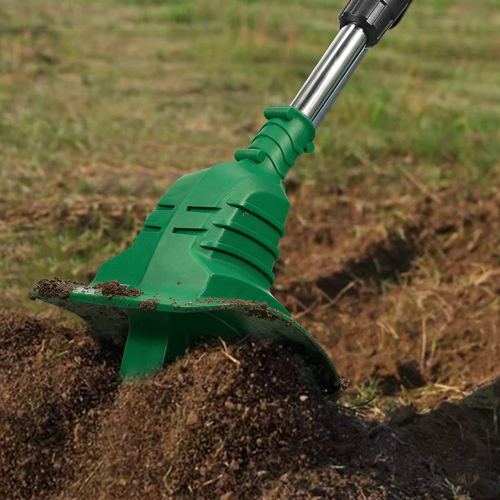 NewBeny Electric Garden Tiller Cultivator Scarifier Foldable Rototiller Soil Loosener Garden Tool