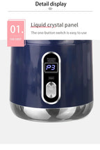 Electric Orange Juicer Portable Citrus Fruit Juice Extractor Pulp Separation Squeezer Machine USB Charge 600ml Smoothie Blender