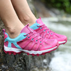 Spring Summer Men Women Outdoor Sneakers Trekking Hiking Shoes Sports Trail Running Shoes Thick Soles Sales Promotion Discount