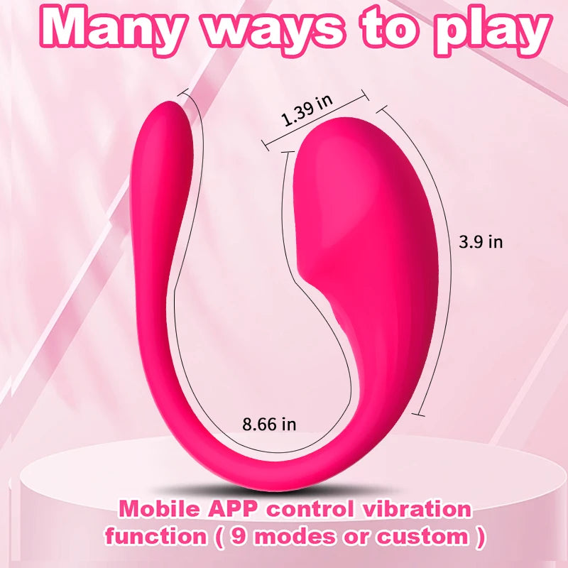 Wireless Bluetooth G Spot Vibrator for Women APP Remote Control Wear Vibrating Egg G Spot Clitoral Stimulator Sex Toys for Adult