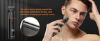 MAXGROOM Manscape Body Hair Trimmer 4 in 1 IPX6 Waterproof Pubic & Groin Shave Electric Grooming Kit for Men Nose Beard Trimmer
