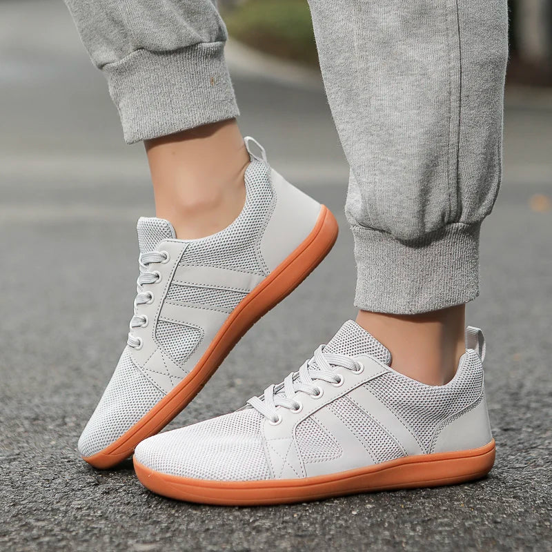 FANCYLEE Classic Women's GAT Barefoot Sneakers Retro Suede Minimalist Walking Shoes Wide Fit Zero Drop Casual Shoes Size 36-41