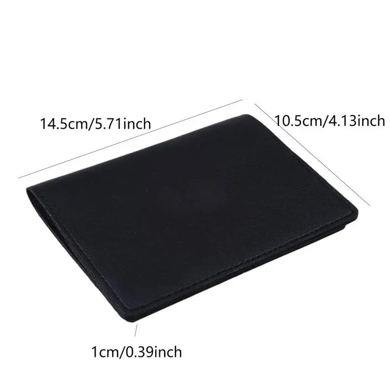 Multifunctional Document Passport Holder Protection Set Pu Leather Passport Clip Holder Travel Wallet Card Holder