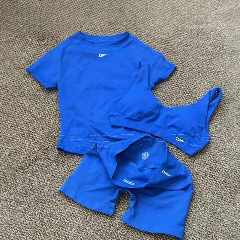 Women's Yoga Three-Piece Set, Running and Fitness Apparel Secondary image
