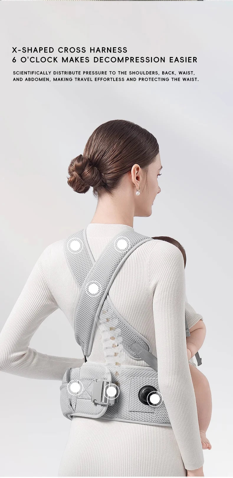 AIBEDILA Baby Carrier Ergonomic Kangaroo Infant Kids Sling Back Front Facing Backpack Wrap Newborn Bag 0-6 Months