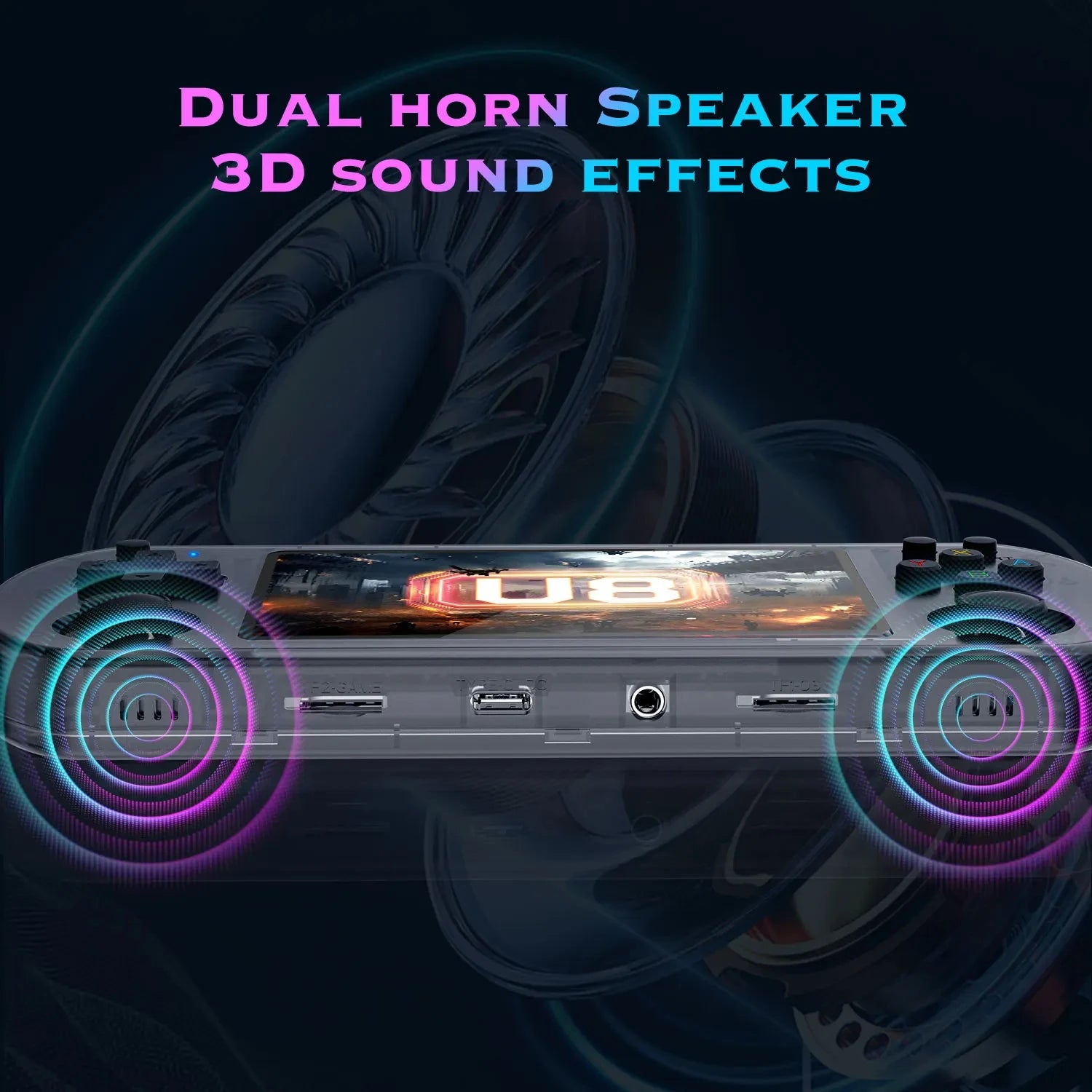 U8 Retro Handheld Game Console Linux System 4.0 Inch IPS Screen R35s Pro Portable Pocket Video Game Player
