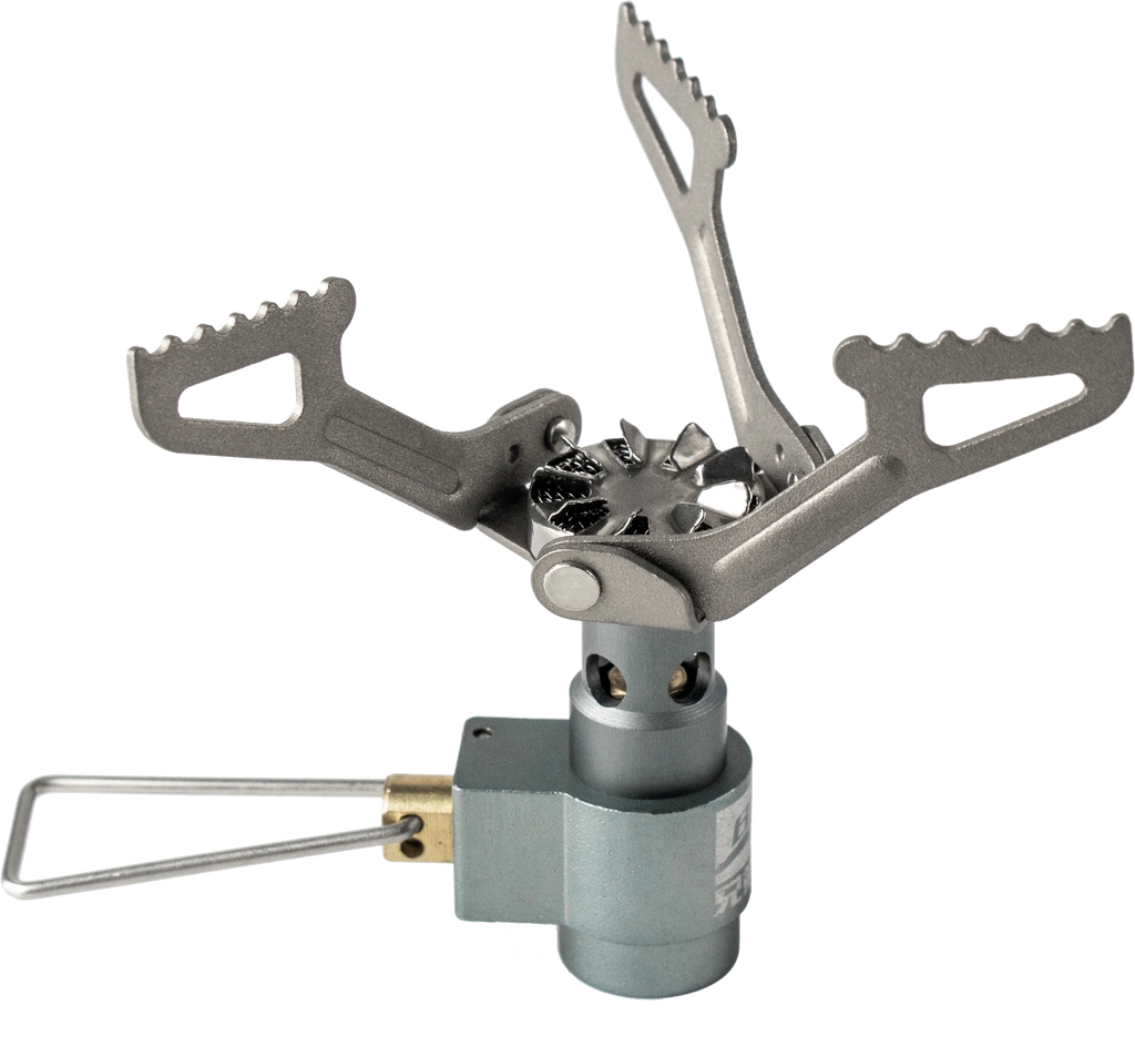 BRS-3000T Titanium Mini Camping Gas Burners 25g One-Piece Pocket Stove Outdooor Hiking Folding Cooking Furnace Portable ﻿