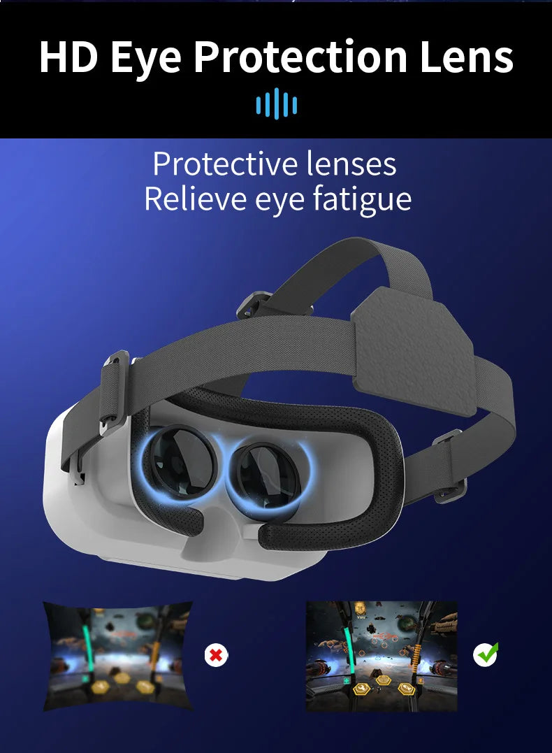 Shinecon VR Glasses 3D Headset Virtual Reality Device Helmet Goggles Lenses Mobile Smartphone Smart Phone Cell Realidade Viar VR